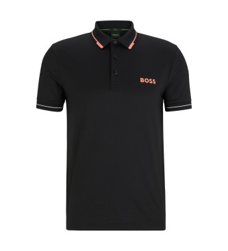 BOSS Polo nera Paul Pro