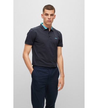 BOSS Polo Paule Slim Fit navy