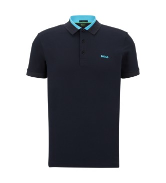 BOSS Polo Paule Slim Fit navy