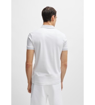 BOSS Polo Paule blanc
