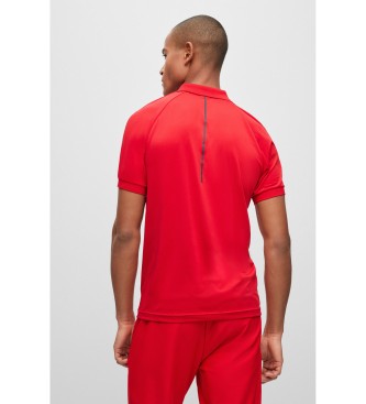 BOSS Polo Pauletech rot