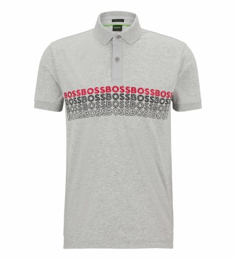 BOSS Pavel grijs poloshirt