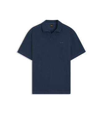 BOSS Polo Doppelhandtuch navy