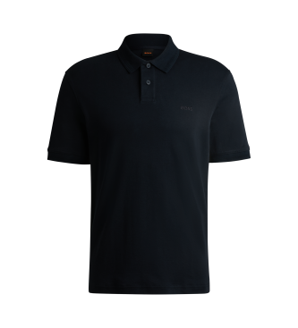 BOSS Polo majica Interlock navy