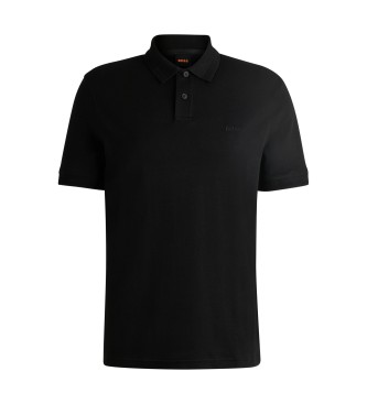 BOSS Polo PE Interlock nera