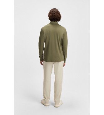 BOSS Interlock polo shirt green