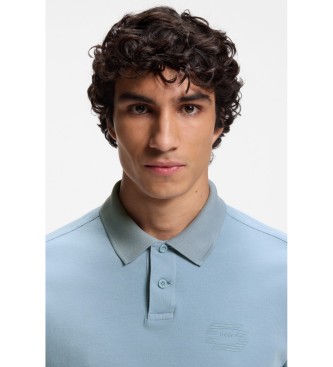 BOSS Polo Relaxed Fit bleu clair