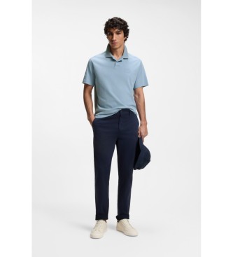 BOSS Polo Relaxed Fit bleu clair