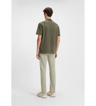 BOSS Polo Tirecollar green