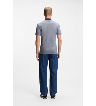 BOSS Polo Piqu� Coton bleu