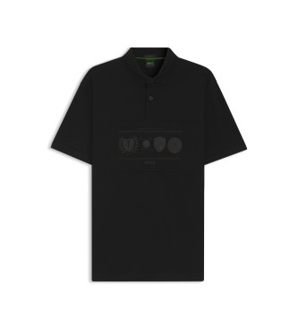 BOSS Percy Heritage Polo svart