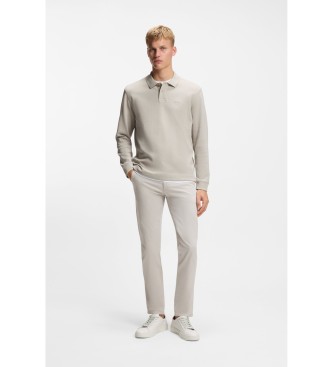 BOSS Polo Frame Grid Beige