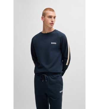 BOSS Navy fleece-pyjamas