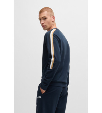 BOSS Navy fleece pyjama