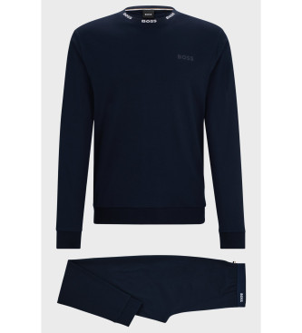 BOSS Pyjama Relax navy