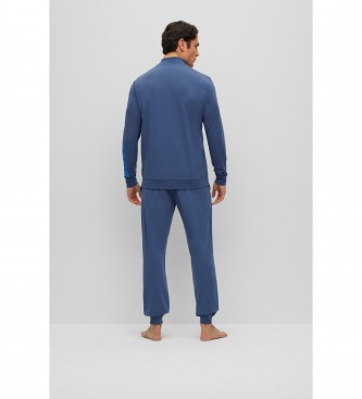 BOSS Camisola de pijama e calas azuis