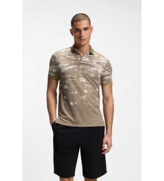 BOSS Polo Active slim fit vert