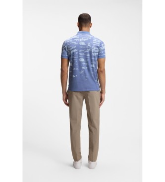 BOSS P�lo Active slim fit azul