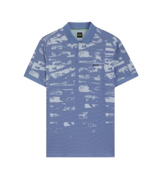 BOSS P�lo Active slim fit azul