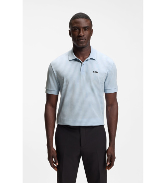 BOSS Polo Birdie niebieski