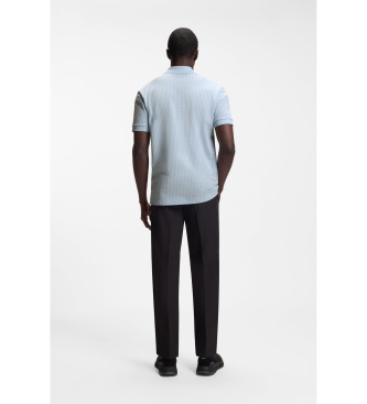 BOSS Polo Birdie niebieski