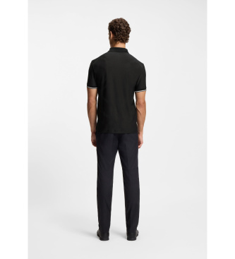 BOSS Chip Hexa polo zwart