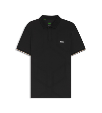 BOSS Chip Hexa polo zwart