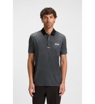BOSS Paddytech polotrja svart