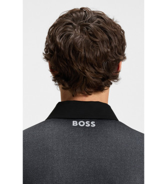 BOSS Paddytech polotrja svart