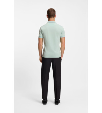 BOSS Paule turquoise polo shirt