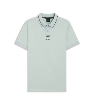 BOSS Paule turquoise polo shirt