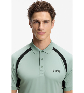 BOSS Polo Toc Spin verde