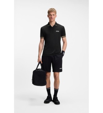 BOSS Polo Active slim fit noir