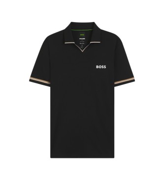 BOSS Polo Active slim fit noir