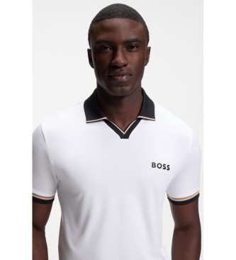 BOSS P�lo Active slim fit branco