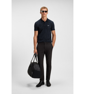 BOSS AO Zone polo majica črna