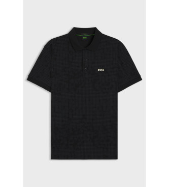 BOSS AO Zone polo majica črna