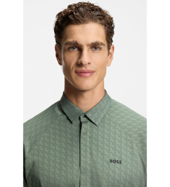 BOSS Entschuldigung grnes Poloshirt