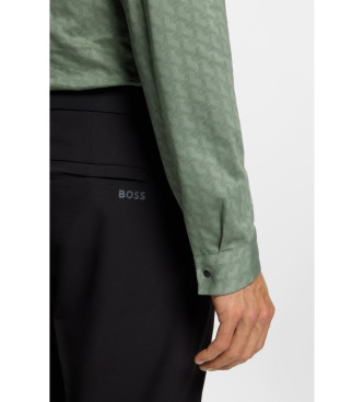 BOSS Entschuldigung grnes Poloshirt