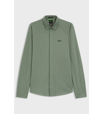 BOSS Entschuldigung grnes Poloshirt