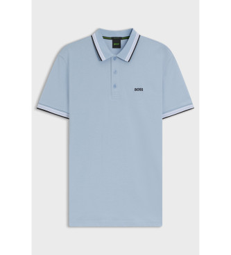 BOSS Paddy blauw poloshirt