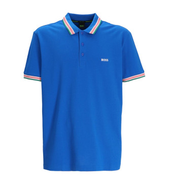 BOSS Polo bleu Paddy