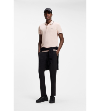 BOSS Polo Paddy beżowe