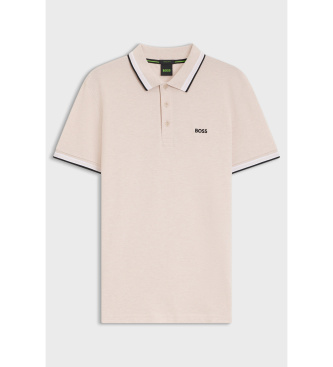 BOSS Polo Paddy beżowe