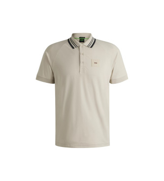 BOSS Paddy beige polo shirt