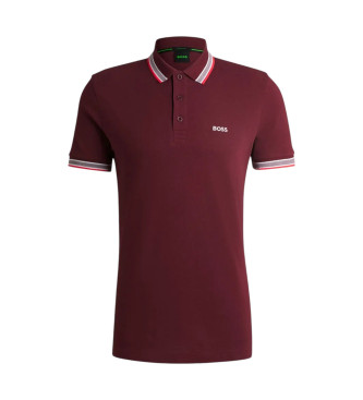 BOSS Polo Paddy burgundy