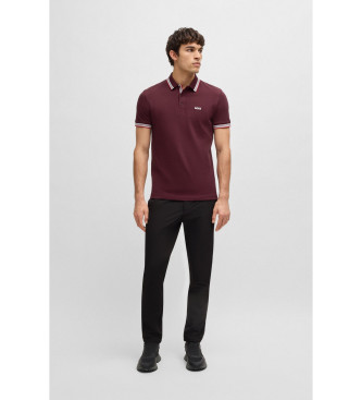 BOSS Polo Paddy burgundy