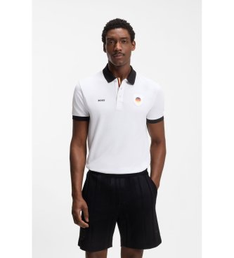 BOSS Paddy polotr�ja med vita flaggdetaljer