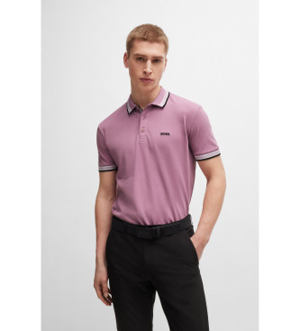 BOSS Polo Paddy lilas