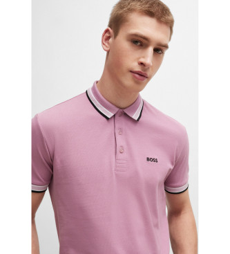 BOSS Polo Paddy lilas